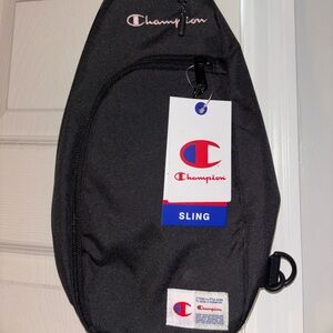 Champion Black sling bag